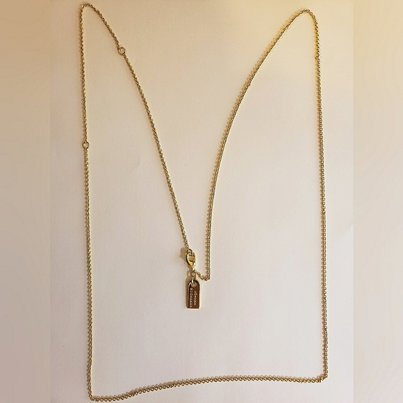 24K Plated Delicate Chain Necklace - Picture 5 of 5